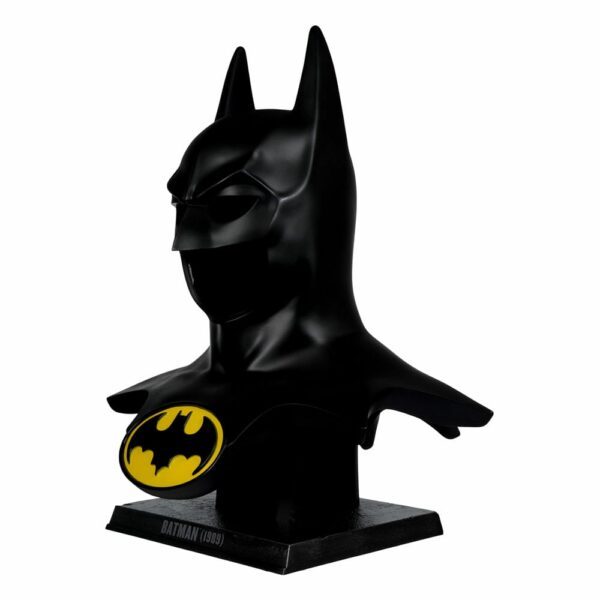 PREORDINE - Mcfarlane Toys DC Direct Batman 1989 Movie Helmet Cowl Cappuccio 1:1 Replica Ufficiale Michael Keaton 62cm - immagine 7