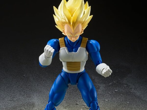 Dragon Ball Z S.H. Figuarts Vegeta Awakened Super Saiyan Blood Action Figure Bandai - immagine 2