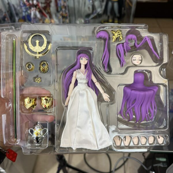 USATO - Saint Seiya Myth Cloth Prima Edizione Saori Kido Athena Action Figure Bandai - immagine 2