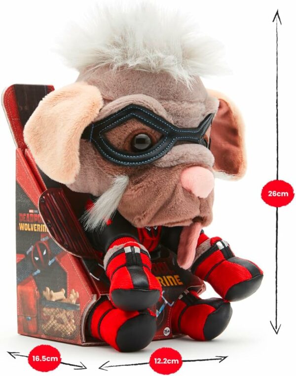 Marvel Deadpool & Wolverine Dogpool Peluche Ufficiale Limited Edition Figure 26cm - immagine 6