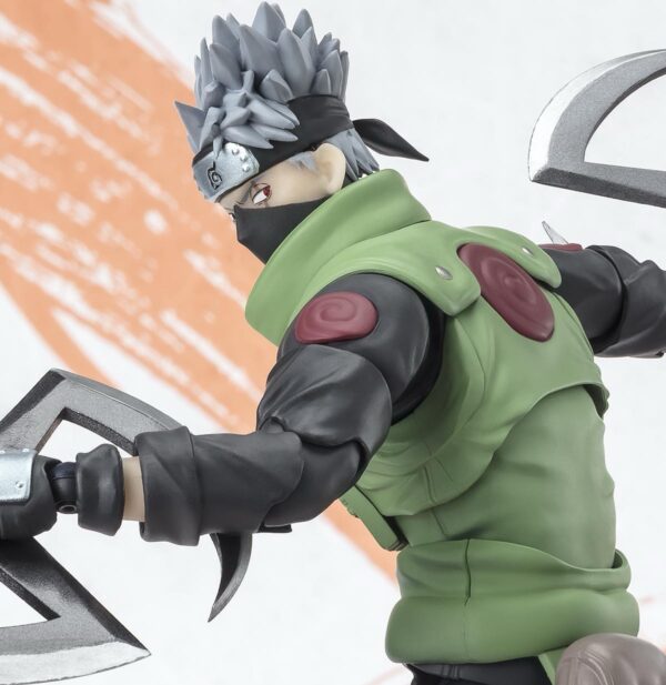 Naruto S.H.Figuarts Kakashi Hatake Naruto op99 Event Exclusive Edition Lucca Comics 2024 Action Figure Bandai - immagine 7