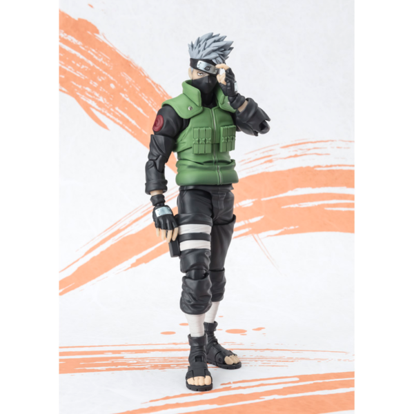 Naruto S.H.Figuarts Kakashi Hatake Naruto op99 Event Exclusive Edition Lucca Comics 2024 Action Figure Bandai - immagine 4