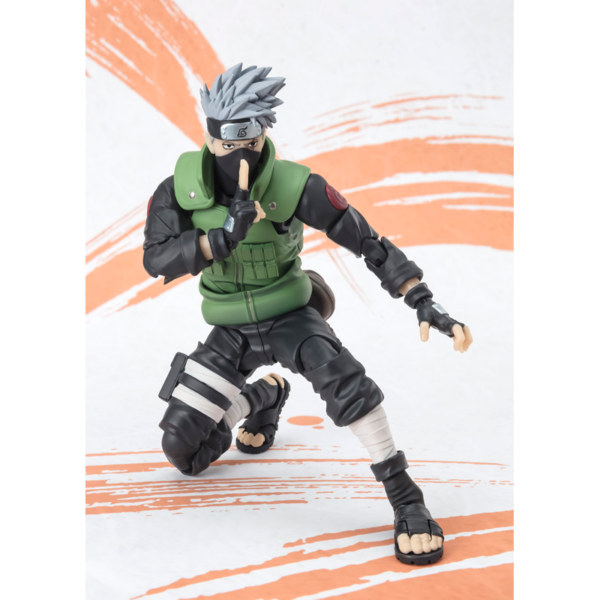 Naruto S.H.Figuarts Kakashi Hatake Naruto op99 Event Exclusive Edition Lucca Comics 2024 Action Figure Bandai - immagine 2