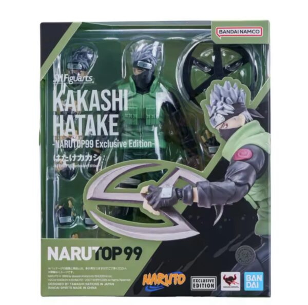 Naruto S.H.Figuarts Kakashi Hatake Naruto op99 Event Exclusive Edition Lucca Comics 2024 Action Figure Bandai