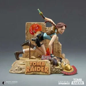 Dark Horse Crystal Dynamics Tomb Rider Lara Croft Classic Era Version Limited Edition Figure Statua 20cm