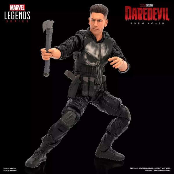 PREORDINE - Marvel Legends Daredevil Born Again Punisher Hasbro Tv Series Disney Plus Action Figure