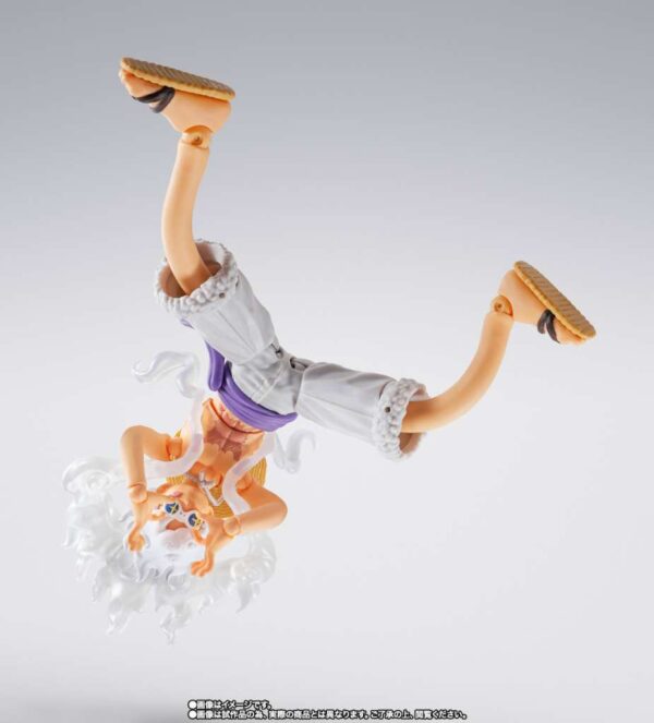 PREORDINE - One Piece S.H. Figuarts Monkey D. Luffy Gear 5 Future Island Egghead Action Figure Bandai Exclusive - immagine 3
