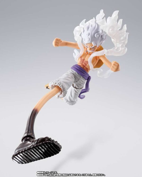 PREORDINE - One Piece S.H. Figuarts Monkey D. Luffy Gear 5 Future Island Egghead Action Figure Bandai Exclusive - immagine 6