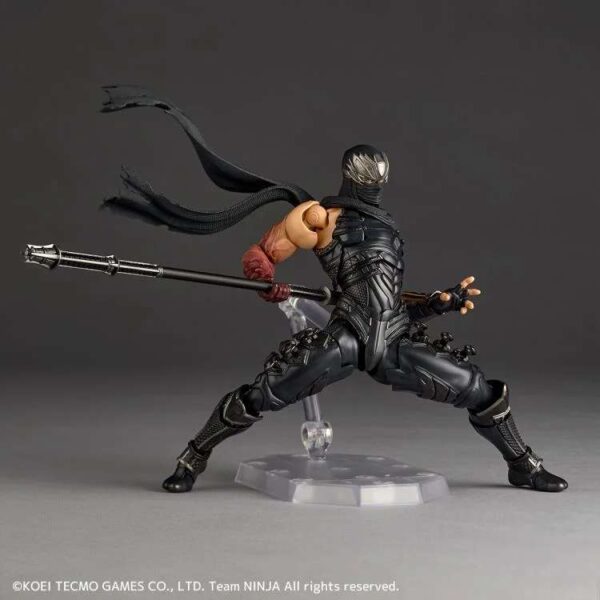 PREORDINE - Kaiyodo Revoltech Ninja Gaiden 3 Ryu Hayabusa Super Poseable Action Figure Amazing Yamaguchi - immagine 8