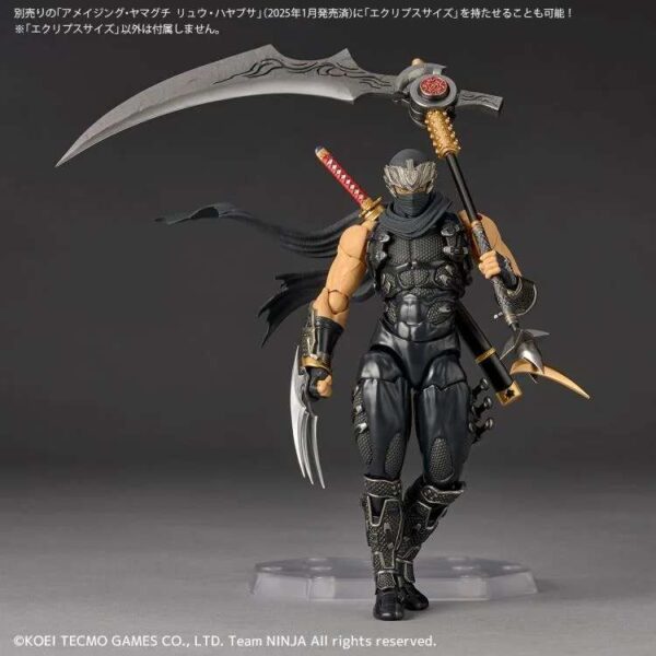PREORDINE - Kaiyodo Revoltech Ninja Gaiden 3 Ryu Hayabusa Super Poseable Action Figure Amazing Yamaguchi - immagine 3