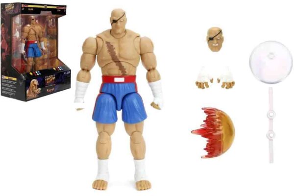 PREORDINE - Ultra Street Fighter II: The Final Challengers Sagat Jada Toys Action Figure 15 cm - immagine 2