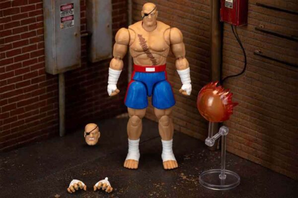 PREORDINE - Ultra Street Fighter II: The Final Challengers Sagat Jada Toys Action Figure 15 cm - immagine 7