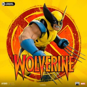 Iron Studios Wolverine X-men 97 Cartoon Disney Plus Animated Series dlx 1/10 statue Figure Statua in Resina 21cm