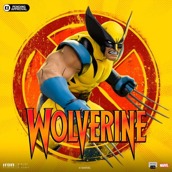 Iron Studios Wolverine X-men 97 Cartoon Disney Plus Animated Series dlx 1/10 statue Figure Statua in Resina 21cm