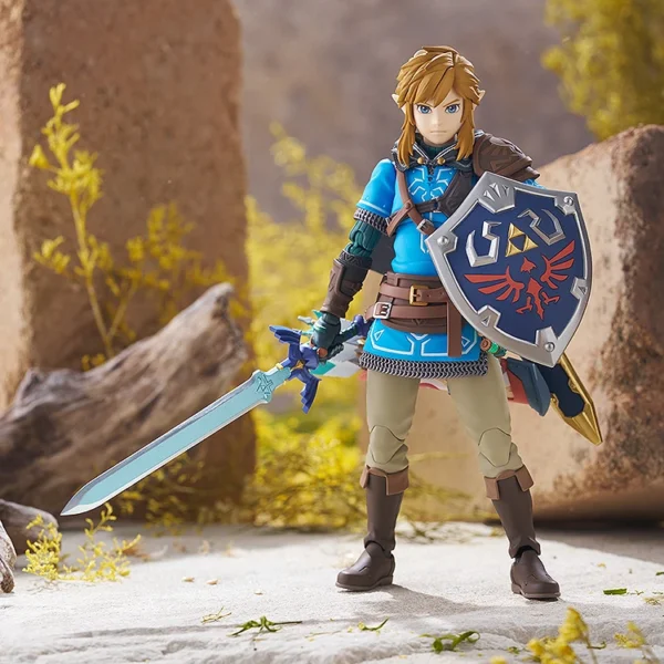 Figma The Legend Of Zelda Tears Of The Kingdom Link Deluxe Nintendo Exclusive Action Figure