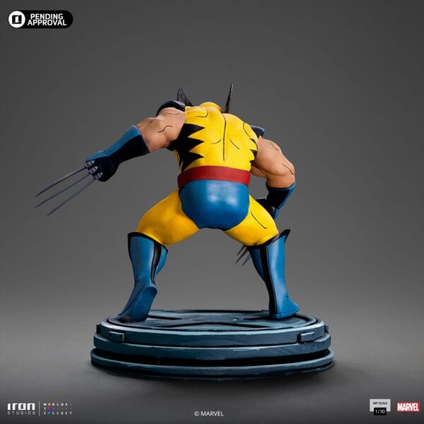 Iron Studios Wolverine X-men 97 Cartoon Disney Plus Animated Series dlx 1/10 statue Figure Statua in Resina 21cm - immagine 3