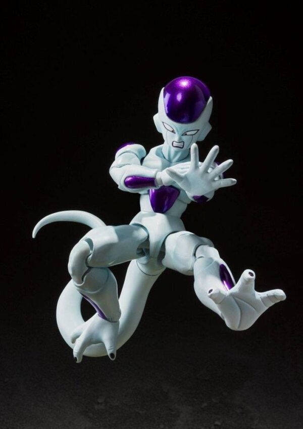 PREORDINE - Dragon Ball Z S.H. Figuarts Frieza Fourth Form Action Figure Bandai - immagine 5