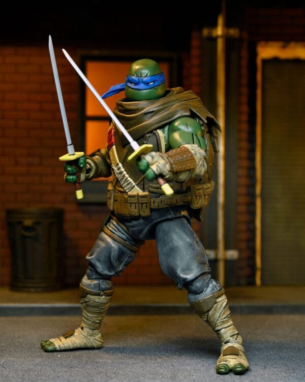 NECA Teenage Mutant Ninja Turtles TMNT Last Ronin Leonardo Deluxe Ultimate Action Figure - immagine 5