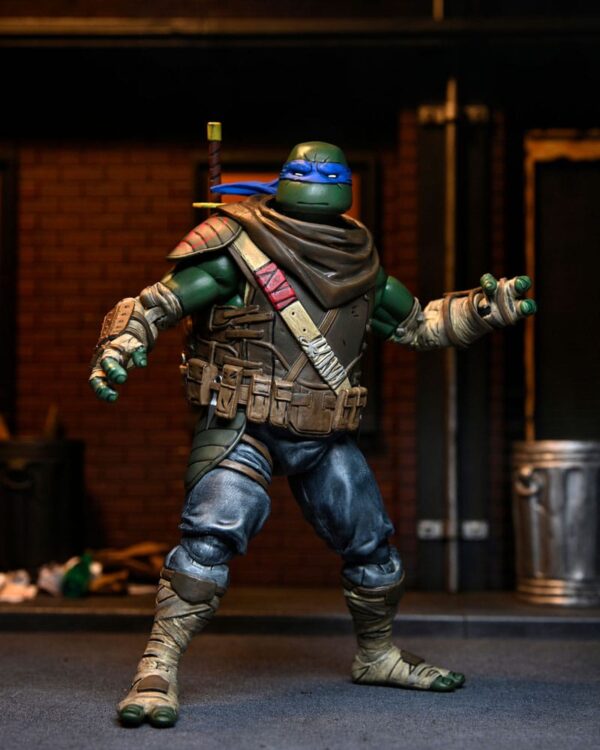 NECA Teenage Mutant Ninja Turtles TMNT Last Ronin Leonardo Deluxe Ultimate Action Figure - immagine 4