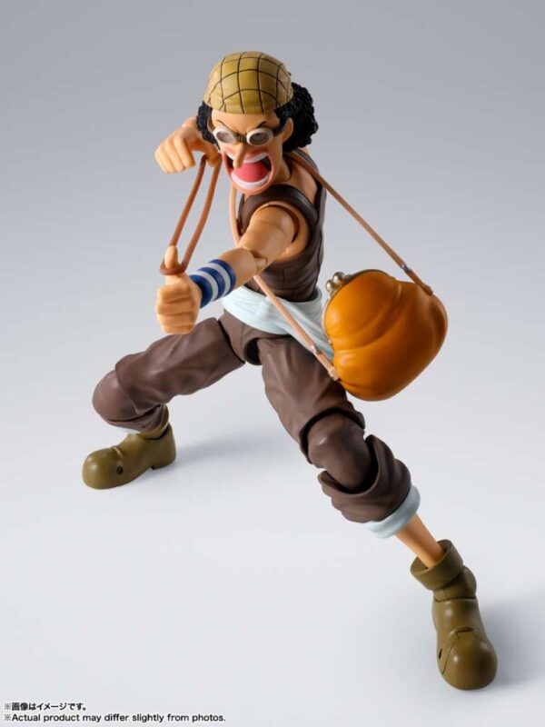 PREORDINE - One Piece S.H. Figuarts Usopp Romance Dawn Action Figure Bandai Exclusive - immagine 3