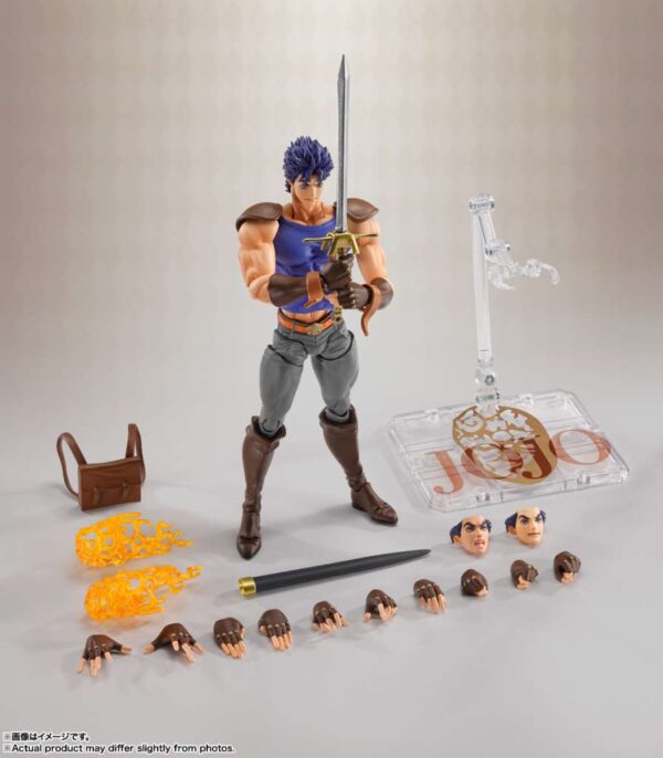 PREORDINE - Jojo's Bizzarre Adventure S.H. Figuarts Jonathan Joestar Action Figure Bandai Exclusive - immagine 2