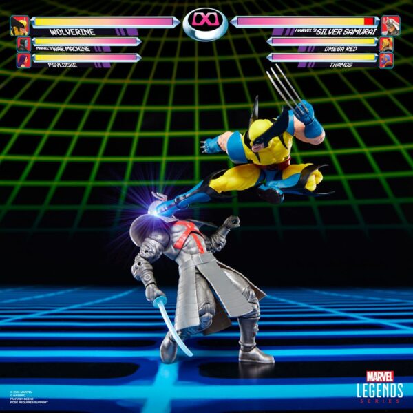 PREORDINE - Marvel Legends Marvel Legends Gamerverse Action Figure 2-Pack Wolverine vs Silver Samurai 15 cm Videogame - immagine 5