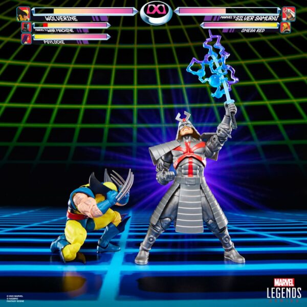 PREORDINE - Marvel Legends Marvel Legends Gamerverse Action Figure 2-Pack Wolverine vs Silver Samurai 15 cm Videogame - immagine 7