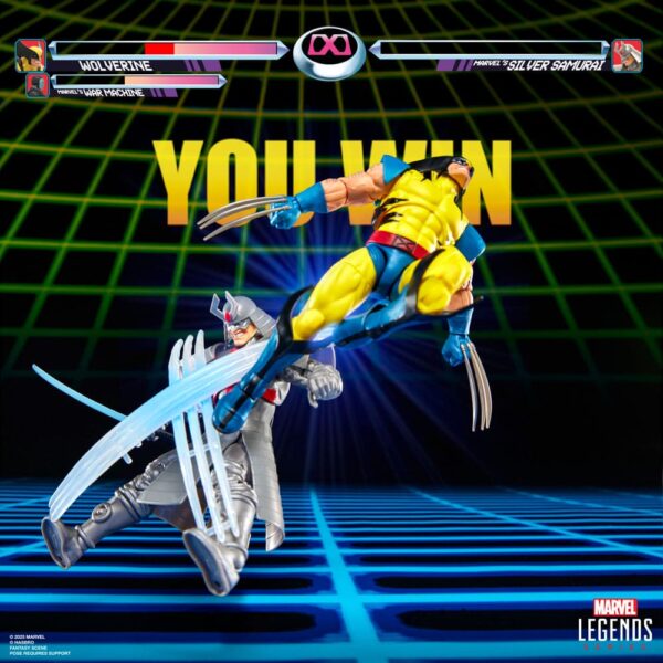 PREORDINE - Marvel Legends Marvel Legends Gamerverse Action Figure 2-Pack Wolverine vs Silver Samurai 15 cm Videogame - immagine 8