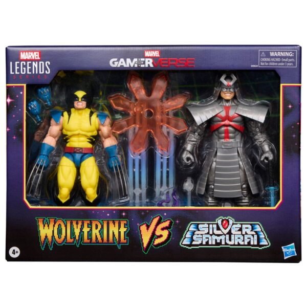 PREORDINE - Marvel Legends Marvel Legends Gamerverse Action Figure 2-Pack Wolverine vs Silver Samurai 15 cm Videogame - immagine 3
